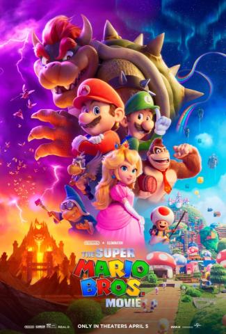 poster of super mario bro movie