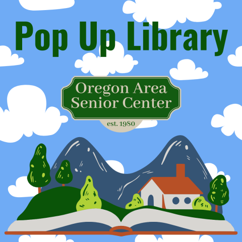 Pop Up Library at the Oregon Area Senior Center